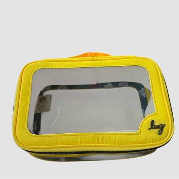 New With Tags Lug Clear Zip Storage Pouch 💛Yellow - Picture 2 of 5